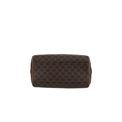 CELINE Macadam Two-way Handbag Shoulder bag Brown Vintage mncvkw