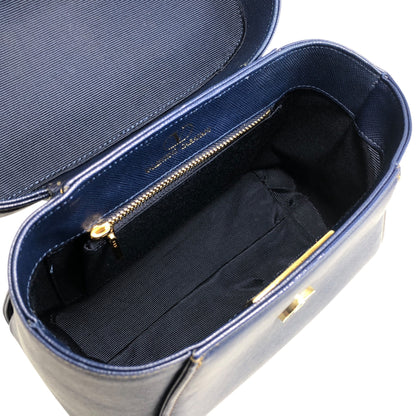 VALENTINO GARAVANI Top Handle Handbag Blue Vintage d5kjkj