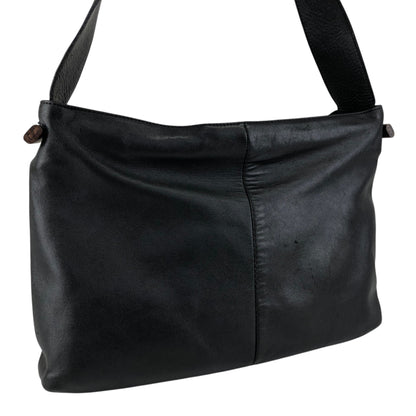 LOEWE Logo Shoulder bag Hobobag Black Vintage nj2ii2