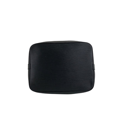 LOUIS VUITTON Epi Drawstring Shoulder bag Black Vintage gh8xjw