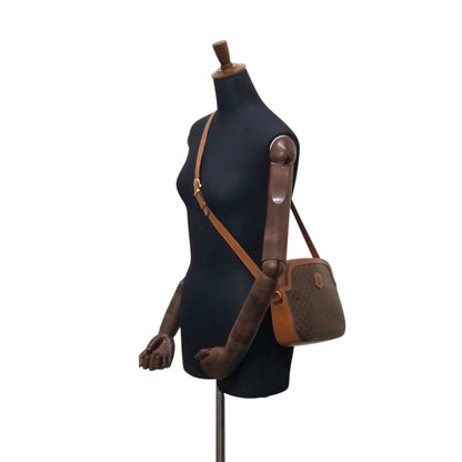 CELINE Macadam Blason Shoulder bag Brown Vintage bp2ksi