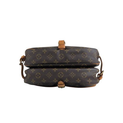 LOUIS VUITTON Monogram Shoulder bag Brown M42256 Vintage eirzhg