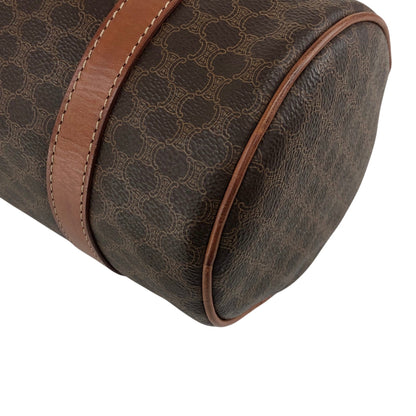 CELINE Macadam Blason Handbag Brown Vintage stij7h
