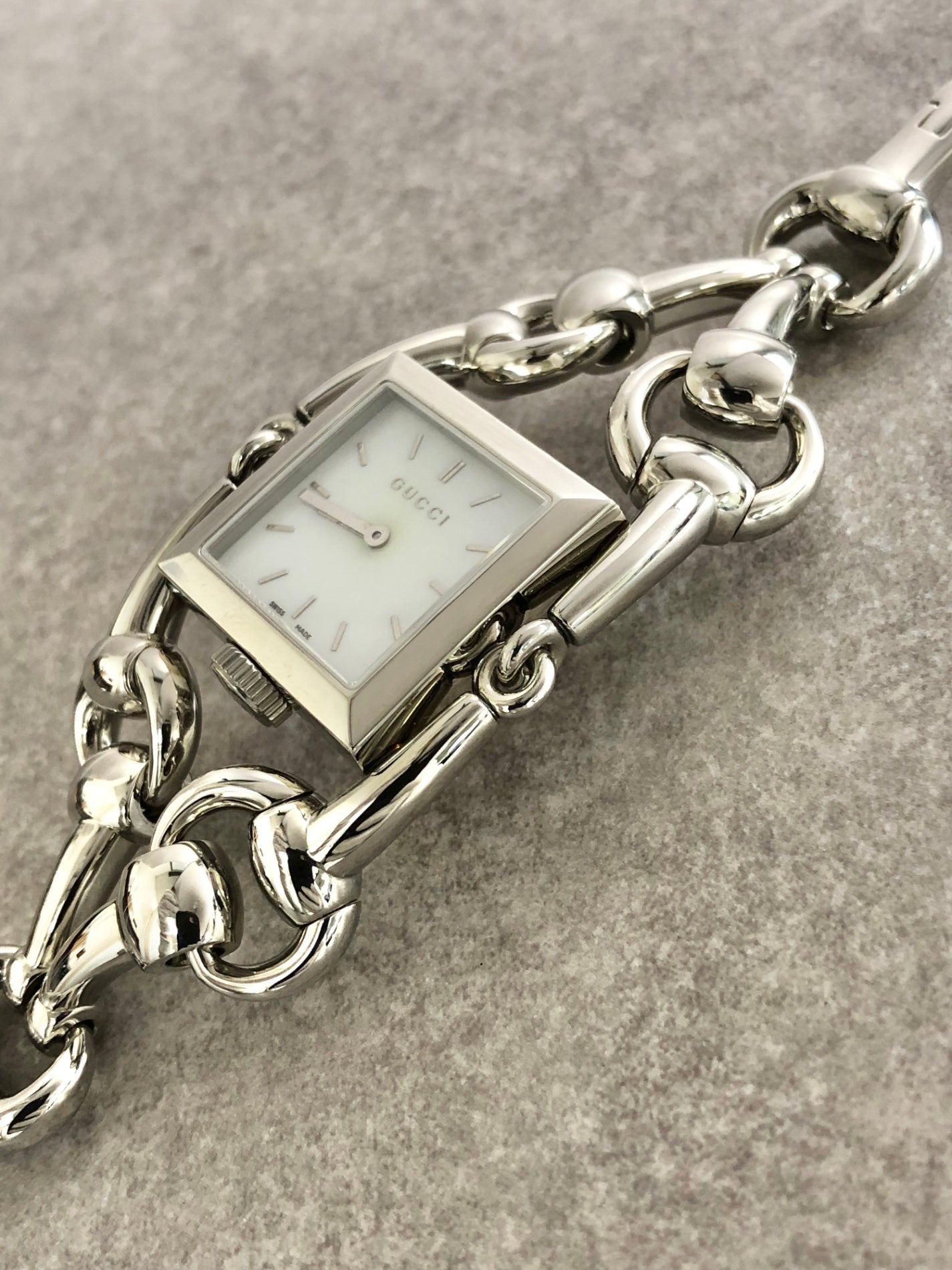 GUCCI Watch Silver 116.3 Vintage tv2tvg