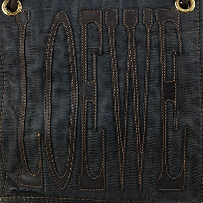 LOEWE Anagram Shoulder bag Indigo Vintage n8xae3