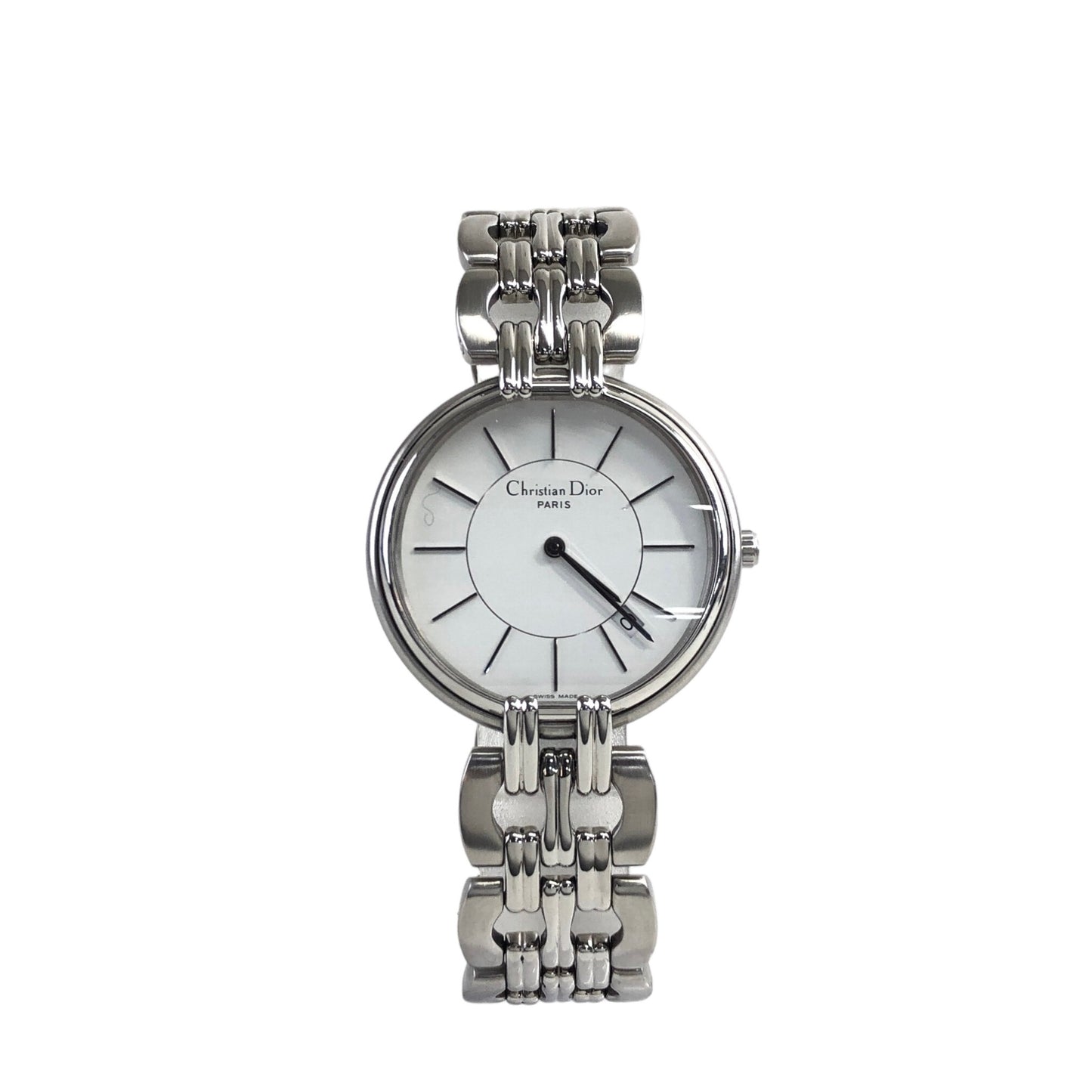 Christian Dior  Logo  Watch Silver Vintage xnc4xx