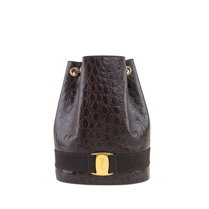 Salvatore Ferragamo Vala Backpack Brown Vintage 5t6wvc