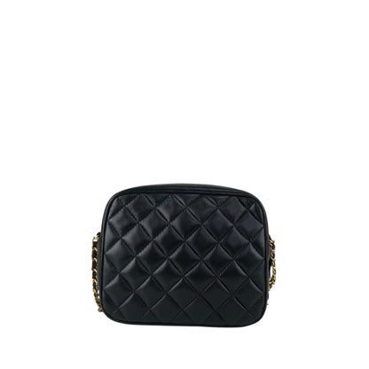 GIVENCHY Logo Tassel Chain Shoulder bag Black Vintage sgwgmf