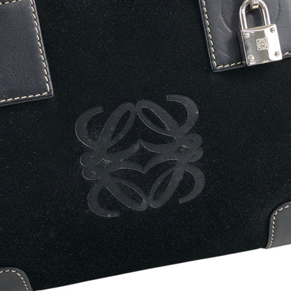 LOEWE Amazona28 Small Boston bag Handbag Black Vintage cbreh6