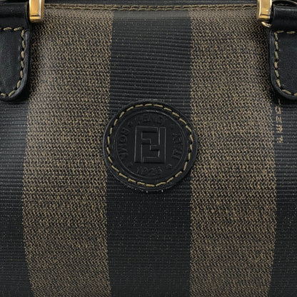 FENDI Pecan Logo Two-way Small Boston bag Shoulder bag Brown Vintage z7r7e6