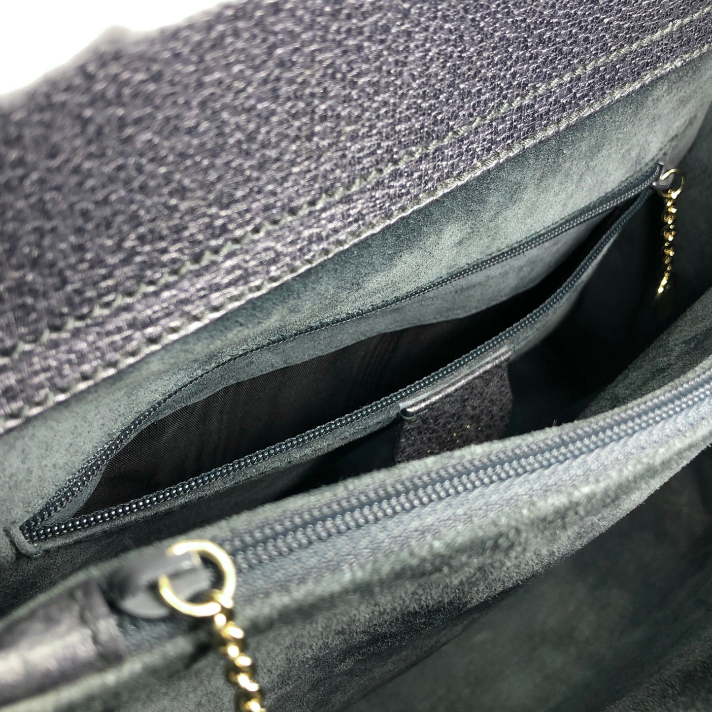 GUCCI Bamboo Handbag Black Vintage i4a8t7