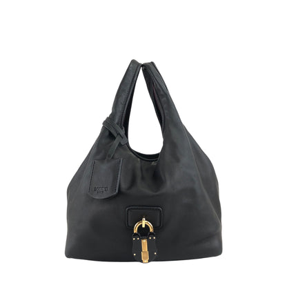 LOEWE Padlock Handbag Black Vintage 3b6srk