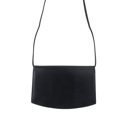LOUIS VUITTON Epi Turn Lock Shoulder bag Black Vintage 6y7n33