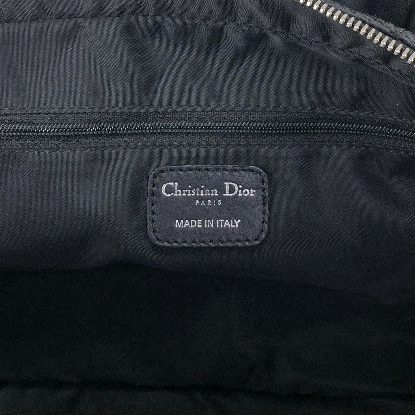 Christian Dior Charm Handbag Black Vintage ks7pis