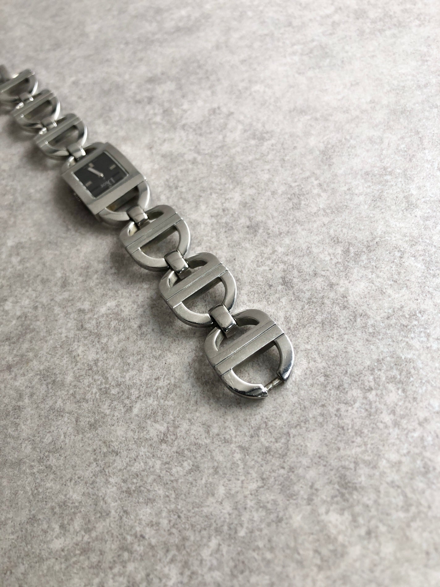 Christian Dior Quartz Watch Silver D78-109 Vintage egd5s2