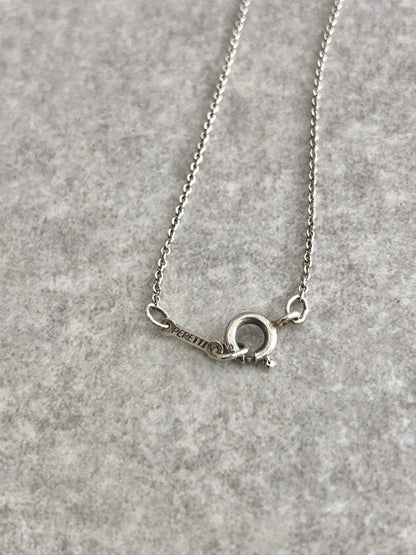 Tiffany & Co. SILVER925 Necklace Silver Vintage vxbiip