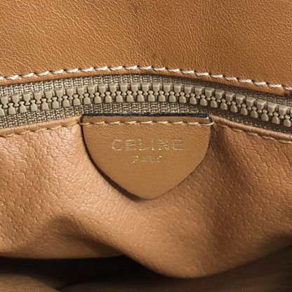 CELINE Macadam Blason Shoulder bag Brown Vintage gyf3yb