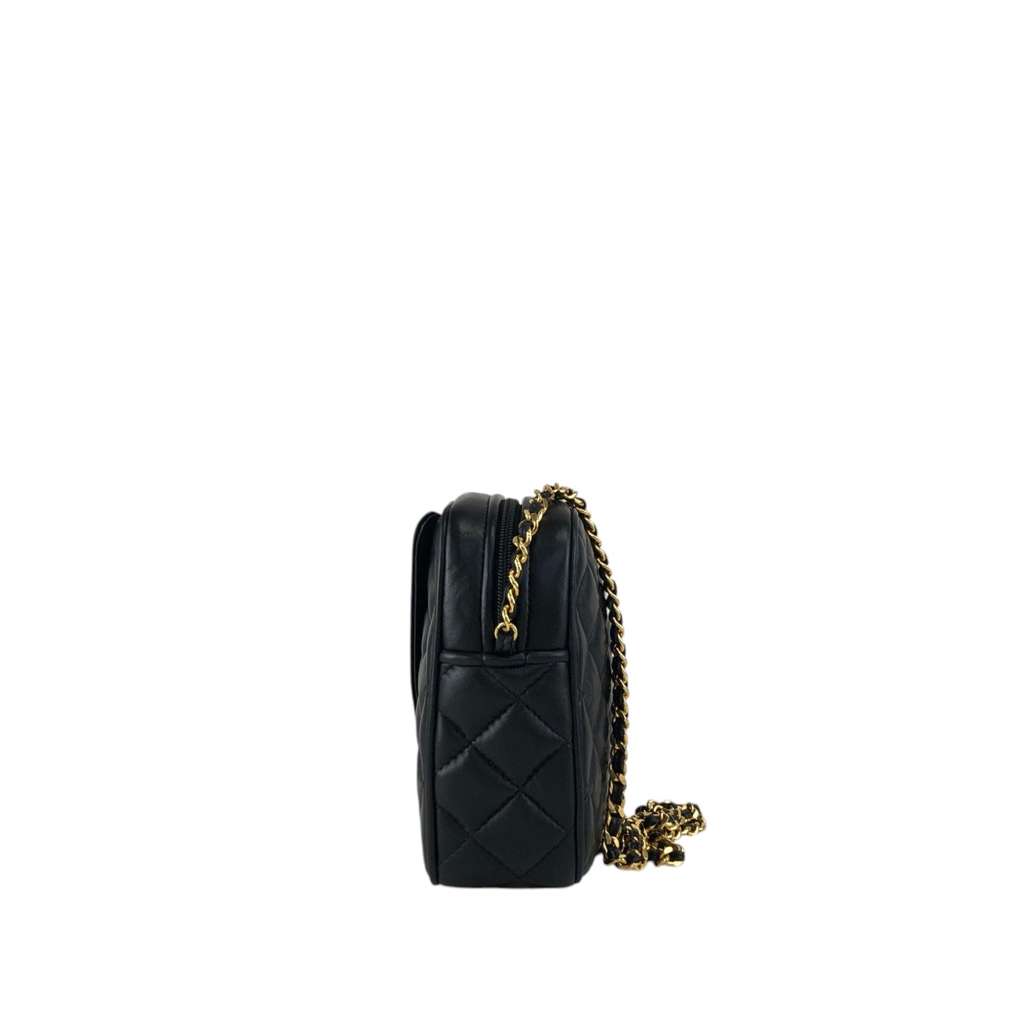 GIVENCHY Logo Chain Shoulder bag Black Vintage nrau2r