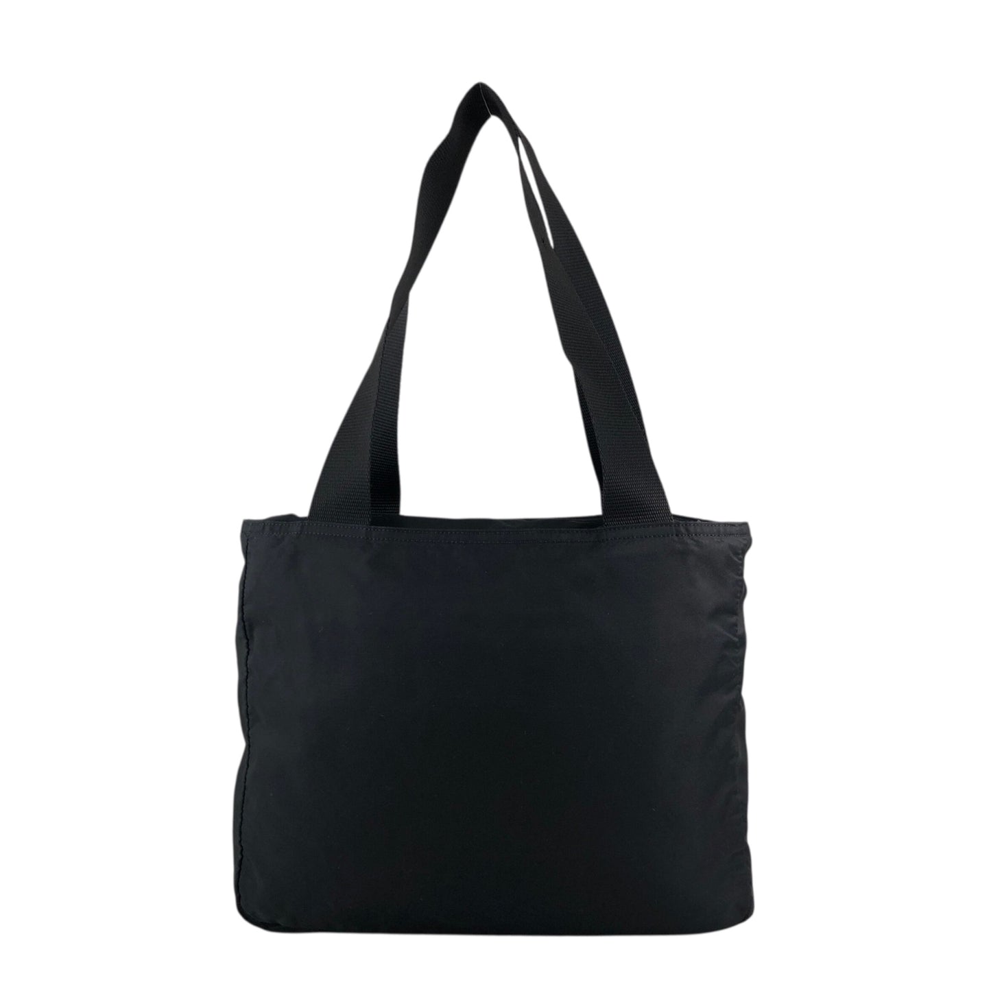 PRADA Tessuto Triangle Logo Totebag Black Vintage 4gi7mv