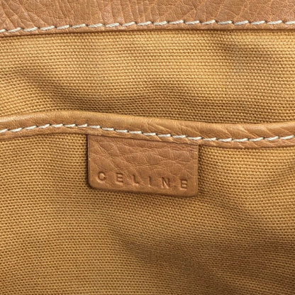 CELINE Blason Handbag Camel Vintage d6g4j8