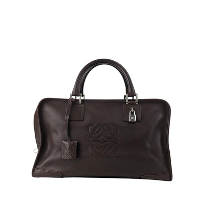 LOEWE Amazona36 Handbag Boston bag Brown Vintage a3rpfj