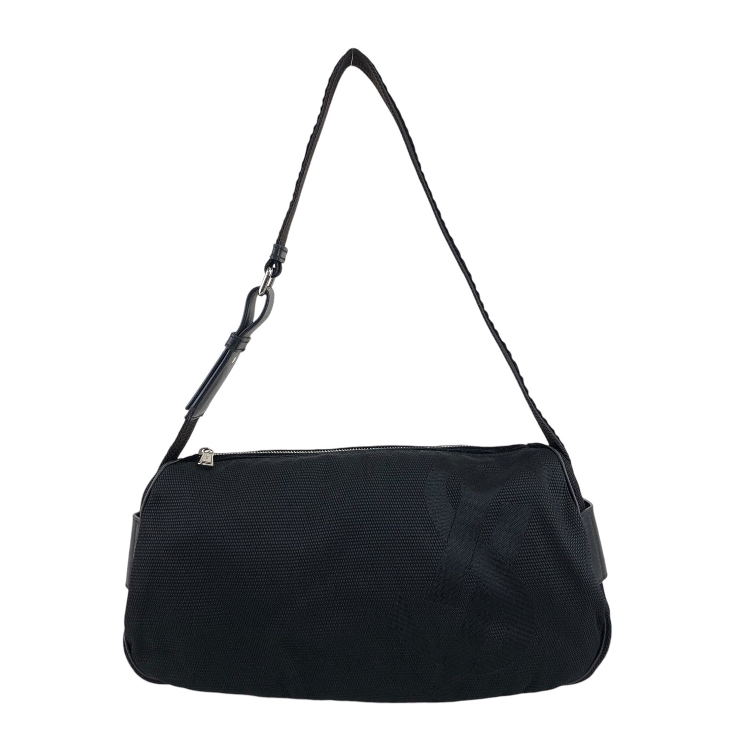 Yves Saint Laurent YSL Logo Shoulder bag Black Vintage p87tb5