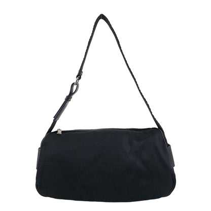 Yves Saint Laurent YSL Logo Shoulder bag Black Vintage p87tb5