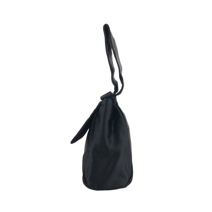 PRADA Logo Small Handbag Black Vintage rw7ck2