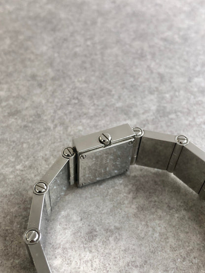 GUCCI Watch Silver 600L Vintage ft54eb