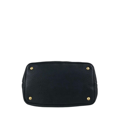 PRADA Logo Totebag Black Vintage fpj5iw