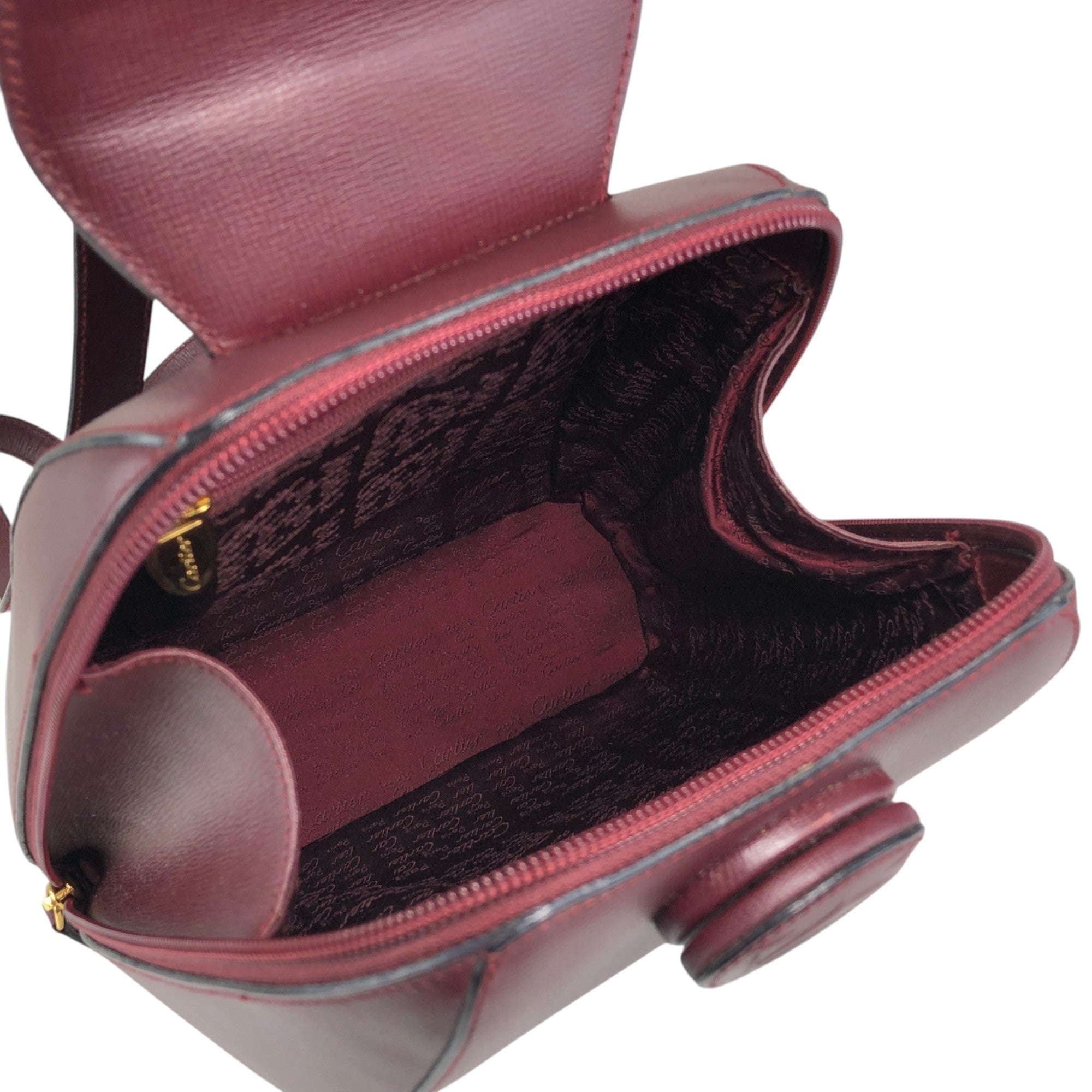 Cartier Turn Lock Backpack Bordeaux Vintage zi2dg4 – VintageShop solo