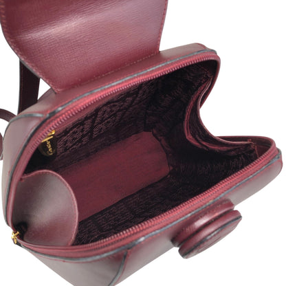 Cartier Turn Lock Backpack Bordeaux Vintage zi2dg4