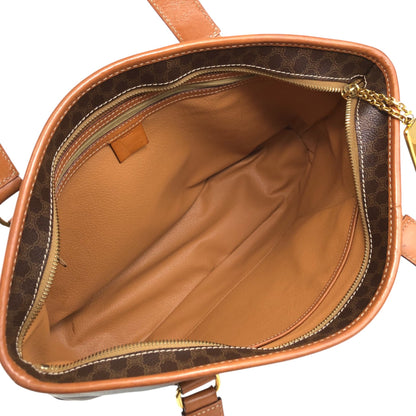CELINE Macadam Totebag Brown Vintage iticcu