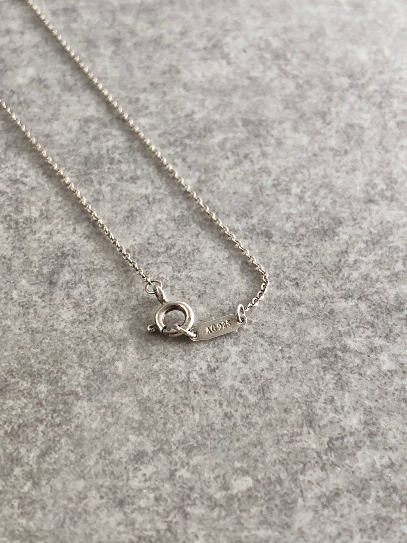Tiffany & Co. Logo Double Heart SILVER925 Necklace Silver Vintage 5g7hxe