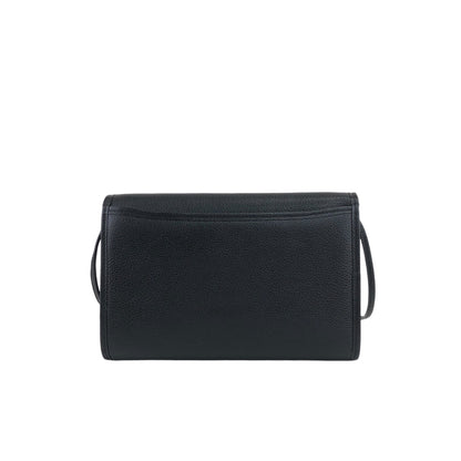Yves Saint Laurent YSL Logo Shoulder bag Black Vintage hmype4