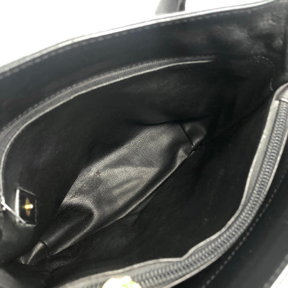 Christian Dior CD Logo Handbag Black Vintage 56eg4v