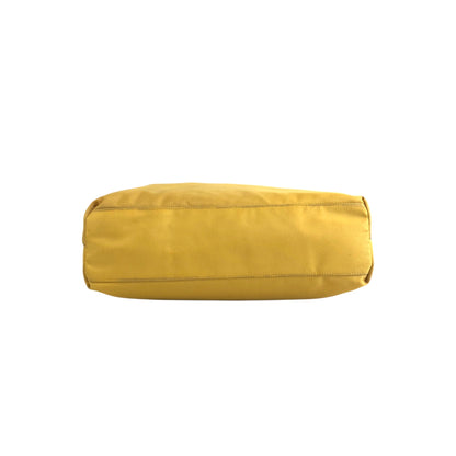 PRADA Triangle Logo Totebag Yellow Vintage gp2htj