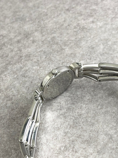 CELINE Horse Bit Quartz Watch Silver Vintage i4dtyi
