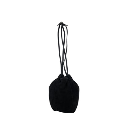 LOEWE Anagram Drawstring Small Handbag Black Vintage ysb4mf