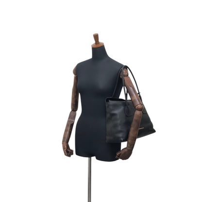 BURBERRY Logo Totebag Black Vintage u4ezwe