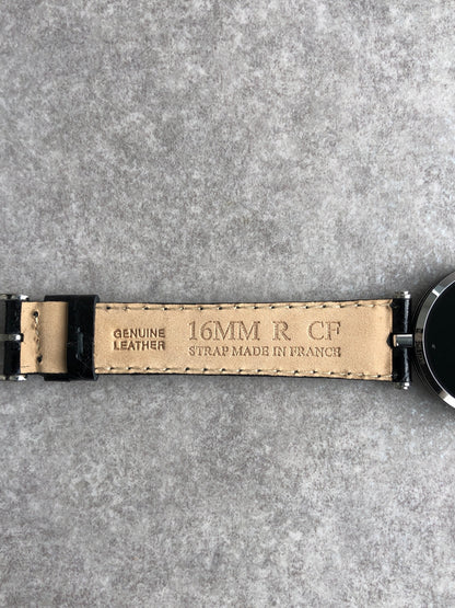 GUCCI Sherry Line Watch Silver×Black 2040Ｍ Vintage asvi62