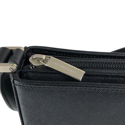 BURBERRY Logo Shoulder bag Black Vintage 6af2tn