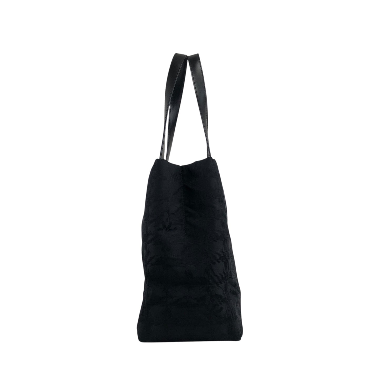 CHANEL New Travel Line Totebag Black Vintage deknxn