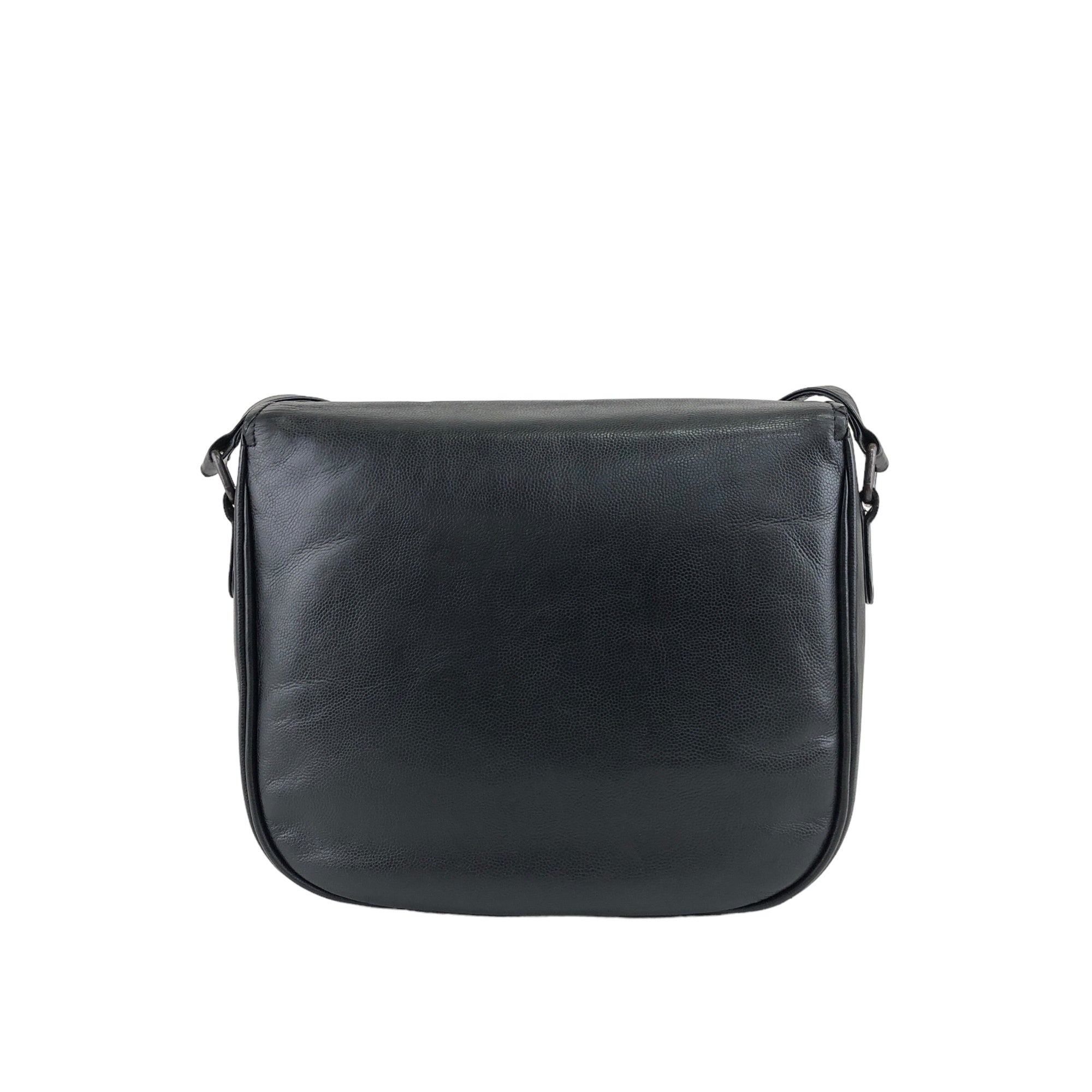 Yves Saint Laurent YSL Logo Shoulder bag Black Vintage Yves Saint Laurent YSL Logo Shoulder bag Black Vintage