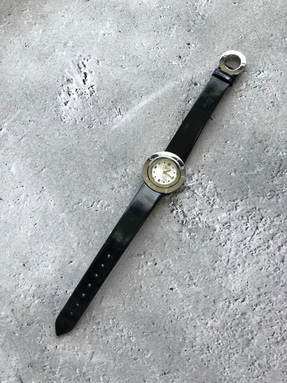 CELINE Starball Watch Silver×Black Vintage xbxspx