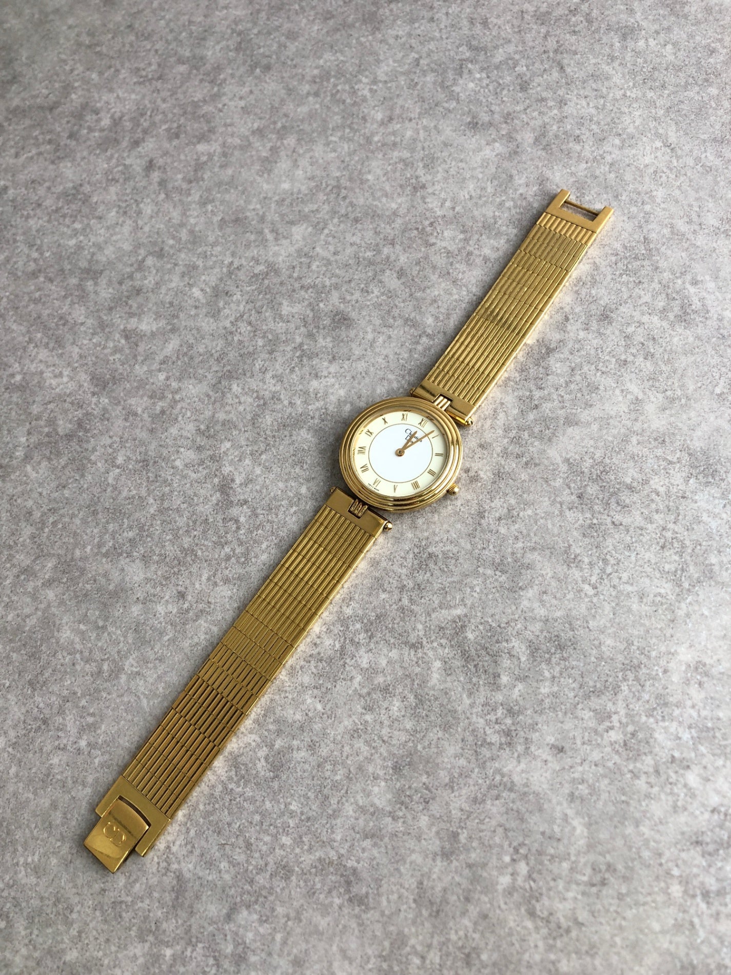 Christian Dior Watch Gold Vintage ignfmy