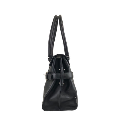 Salvatore Ferragamo Gancini Handbag Black Vintage b236p8