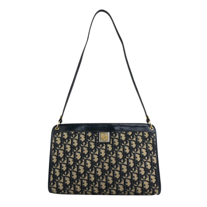 Christian Dior Trotter Shoulder bag Navy Vintage s83xi3