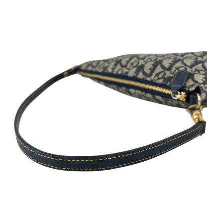 Christian Dior Trotter Shoulder bag Navy Vintage rdybbf