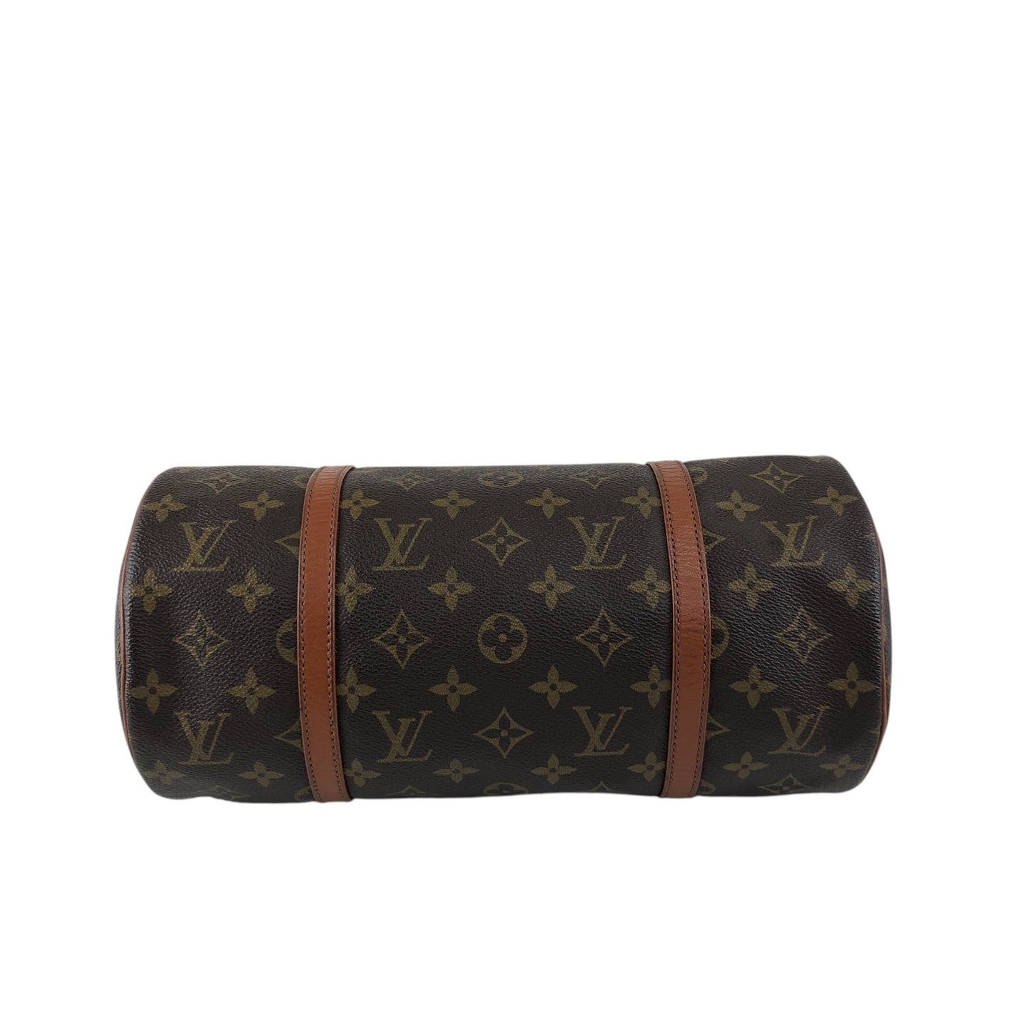 LOUIS VUITTON Monogram Handbag Brown Vintage efphw4